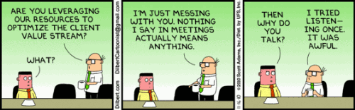 vignetta di Dilbert