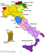 carta dei dialetti italiani