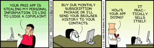 Dilbert - Browser history