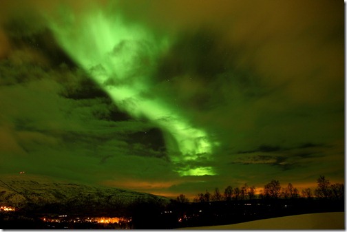 aurora boreale 13 gennaio 2013 Norvegia