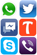 “social messaging apps”
