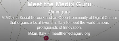 MtMG is a Social Network and an Open Community of Digital Culture that organize local Events in Italy to meet the world famous protagonists of Innovation.