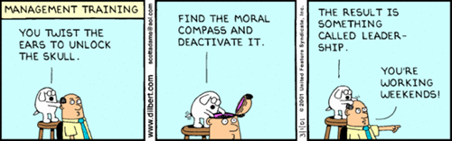 Dilbert - moral compass