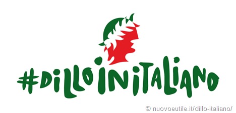 logo #DilloInItaliano