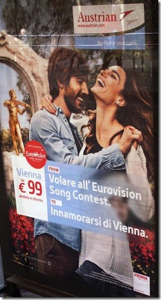 FROM: Volare all’Eurovision Song Contest. TO: Innamorarsi di Vienna. 