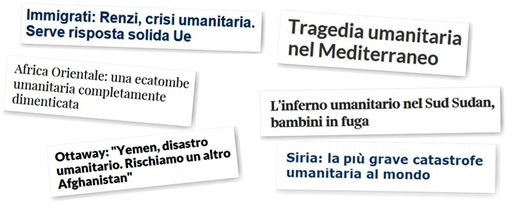 Esempi d’uso dell’aggettivo “umanitario” nei media italiani