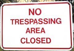 No trespassing 4