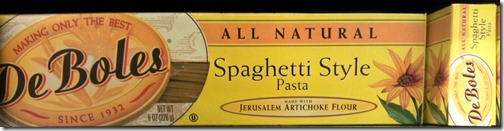 Spaghetti Style Pasta – Jerusalem Artichocke Flour (spaghetti di farina di topinambur)