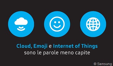 in Italia cloud, emoji e Internet of Things sono le parole meno capite – Samsung Tech Habits