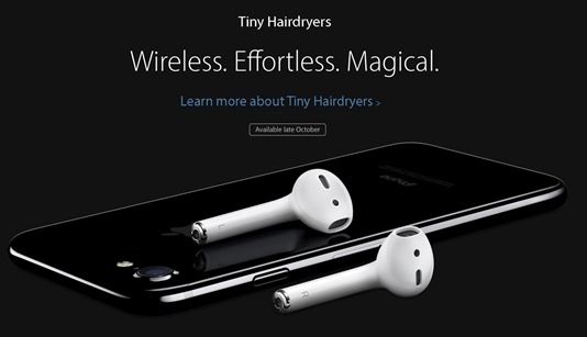 Tiny Hairdryers. Wireless. Effortless. Magical. 