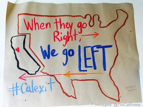 When they go Right, We go LEFT #Calexit