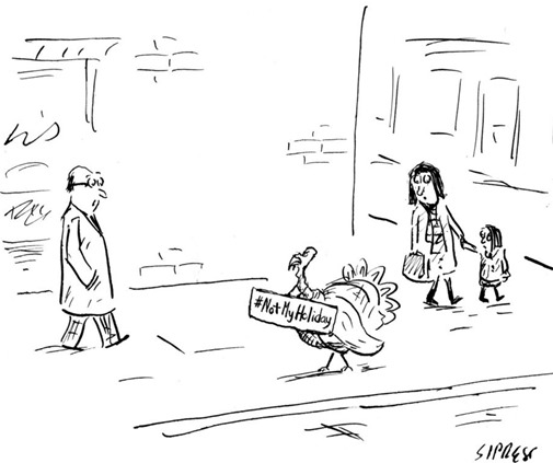 Thanksgiving cartoon - The New Yorker