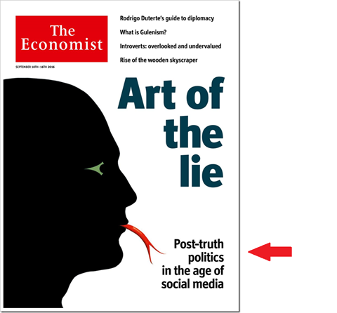 Art of the lie. Post-truth politics in the age of social media