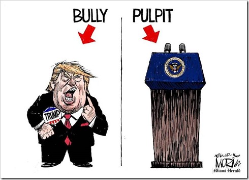 bully pulpit cartoon
