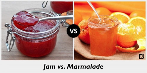 jam vs marmalade