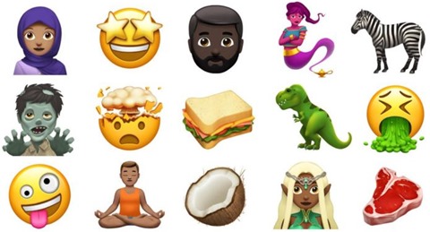 nuove emoji Apple in uscita entro la fine del 2017