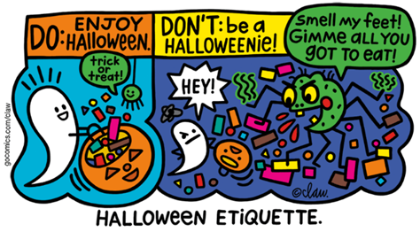 Halloween etiquette