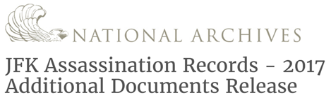 National Archives JFK Assassination Records - 2017 Additional Documents Release