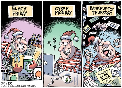 Black Friday... Cyber Monday... Bankruptcy Thursday...