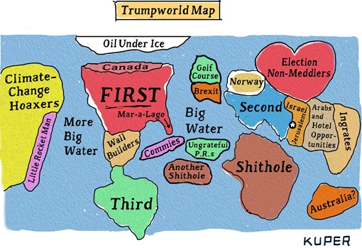 Trump worldmap
