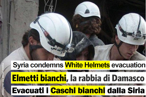 Syria condemns White Helmets evacuation – Elmetti bianchi, la rabbia di Damasco