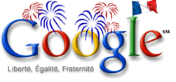doodle con bandiera francese, fuochi d’artificio e le parole Liberté, Égalité, Fraternité