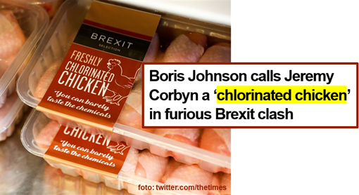 titolo: Boris Johnson calls Jeremy Corbyn a ‘chlorinated chicken’ in furious Brexit clash