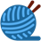 emoji ball of yarn (immagine di gomitolo di lana)