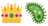 emoji corona + virus