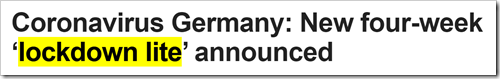 Coronavirus Germany: New four-week ‘lockdown lite’ announced