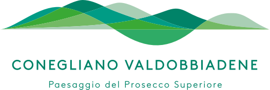 logo Conegliano Valdobbiadene, paesaggio del Prosecco Patrimonio Unesco